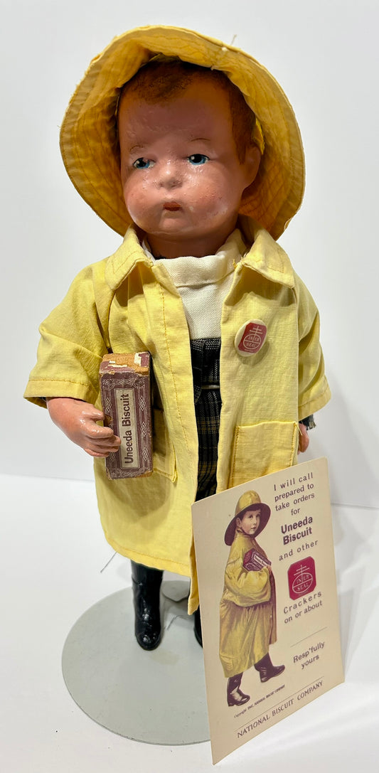UNEEDA NABISCO BISCUIT KID ADVERTISING DOLL