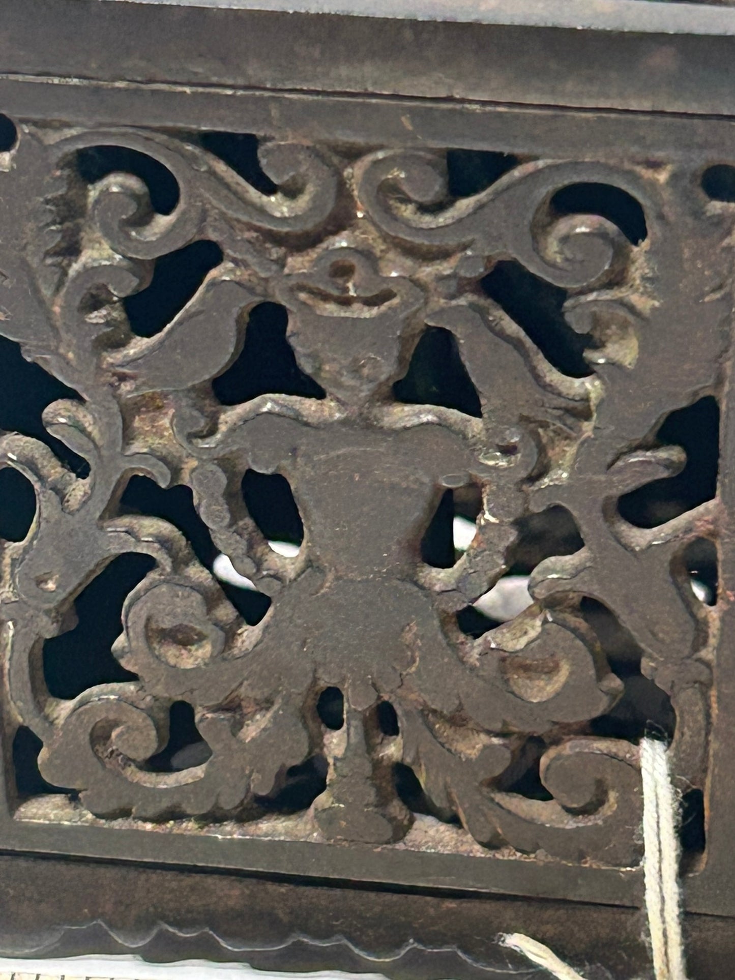 ANTIQUE CAST IRON MONEY BOX BANK BY KENTON