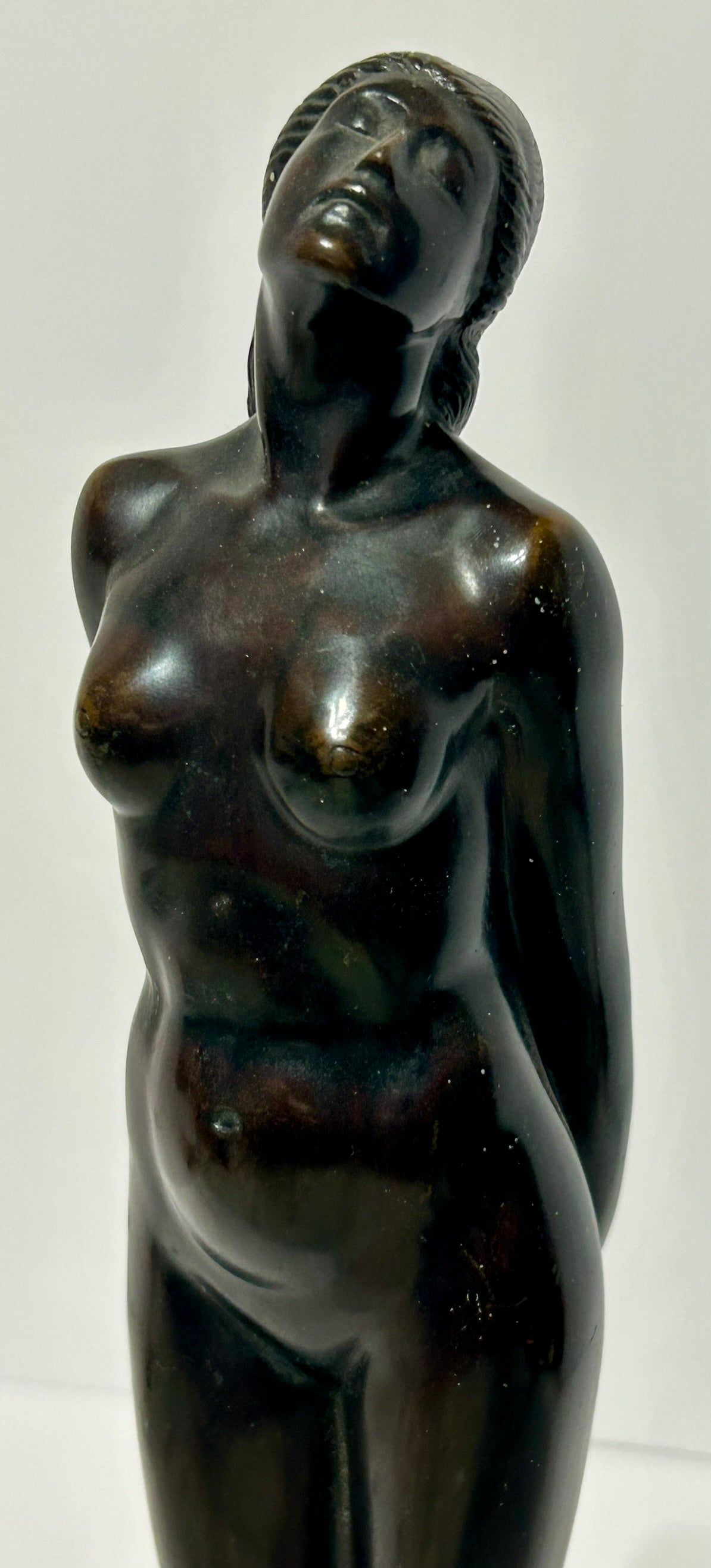 LILLI KERZINGER WERTH 1897-1971 GERMANY BRONZE NUDE STATUE