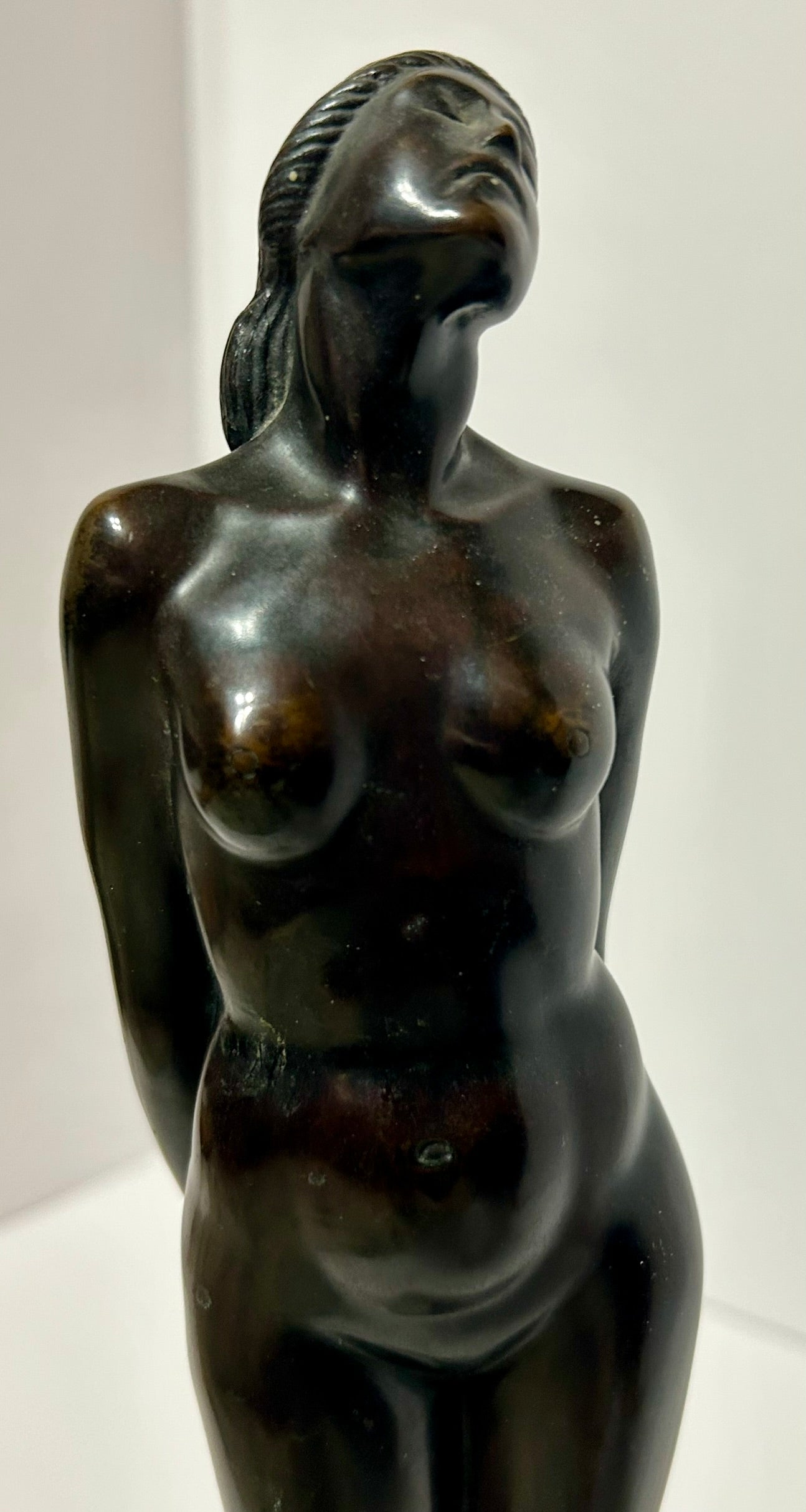 LILLI KERZINGER WERTH 1897-1971 GERMANY BRONZE NUDE STATUE