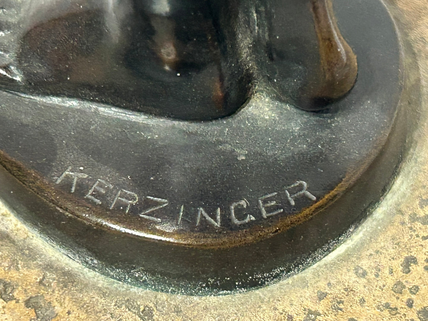 LILLI KERZINGER WERTH 1897-1971 GERMANY BRONZE NUDE STATUE