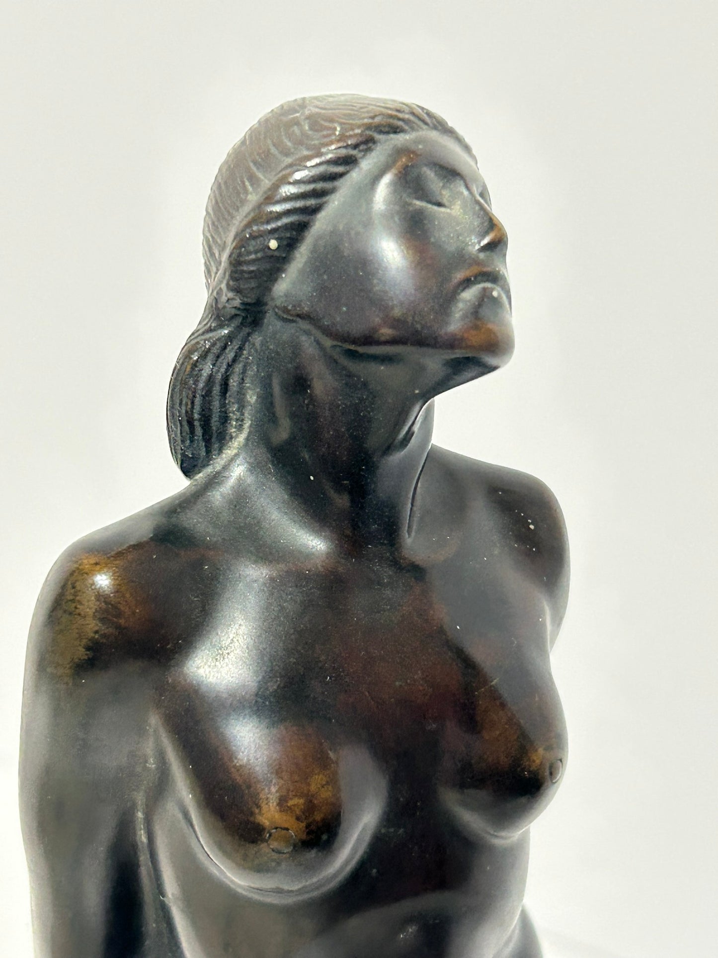 LILLI KERZINGER WERTH 1897-1971 GERMANY BRONZE NUDE STATUE