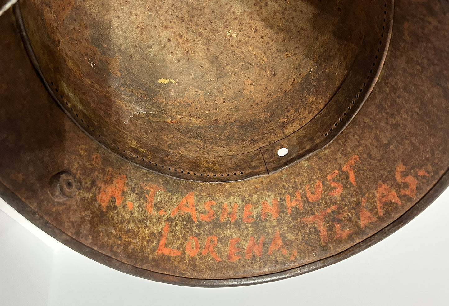 GERMAN WWI HELMET WITH CAMOUFLAGE