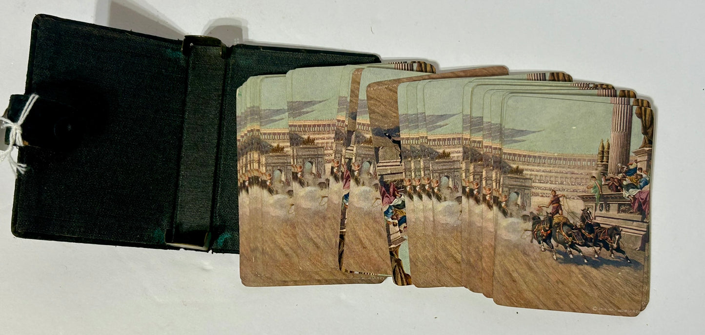 ANTIQUE PLAYING CARDS WITH SILENT MOVIE STARS INCLUDING CHARLIE CHAPLIN