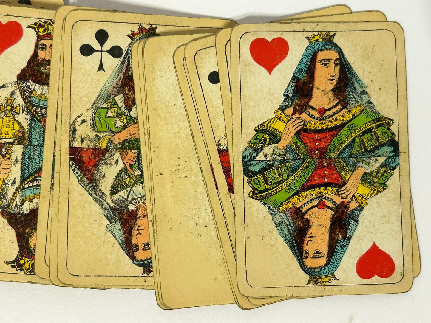 ANTIQUE DECK OF TAROT PLAYING CARDS