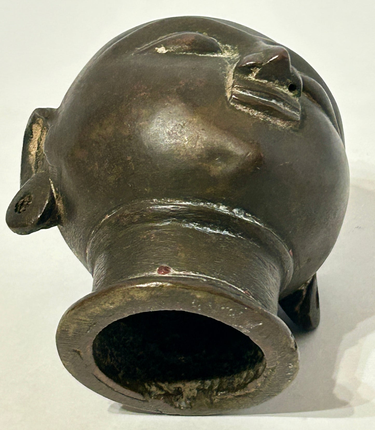 ANTIQUE BUDDHA BRONZE LINGAM COVER SIDDHARTHA GAUTAMA