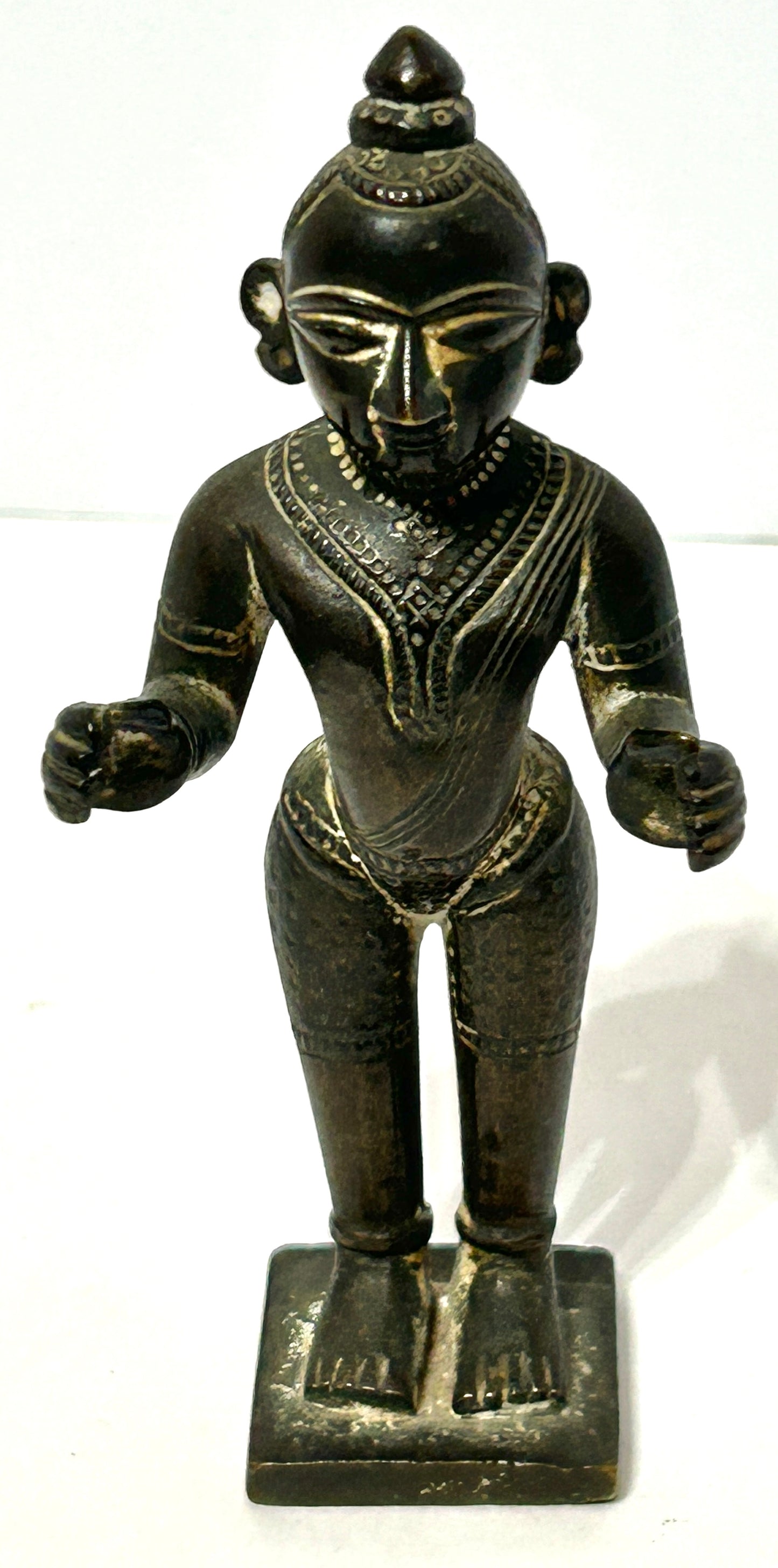 INDIA BRONZE RELIGIOUS ANTIQUE FIGURE
