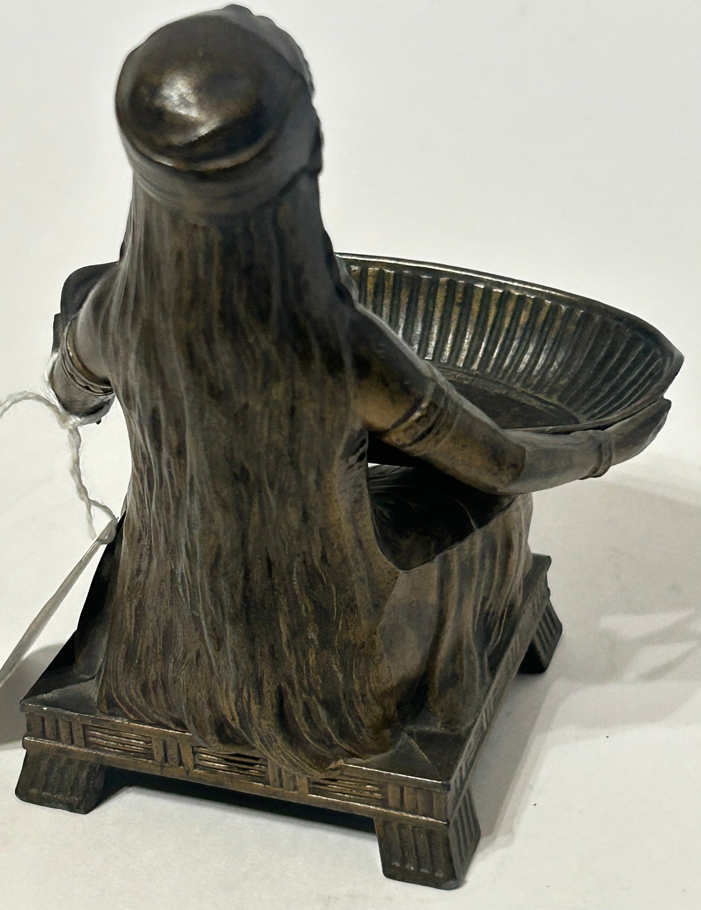 FIGURAL WOMAN FRENCH EGYPTIAN REVIVAL INCENSE BURNER 1930'S