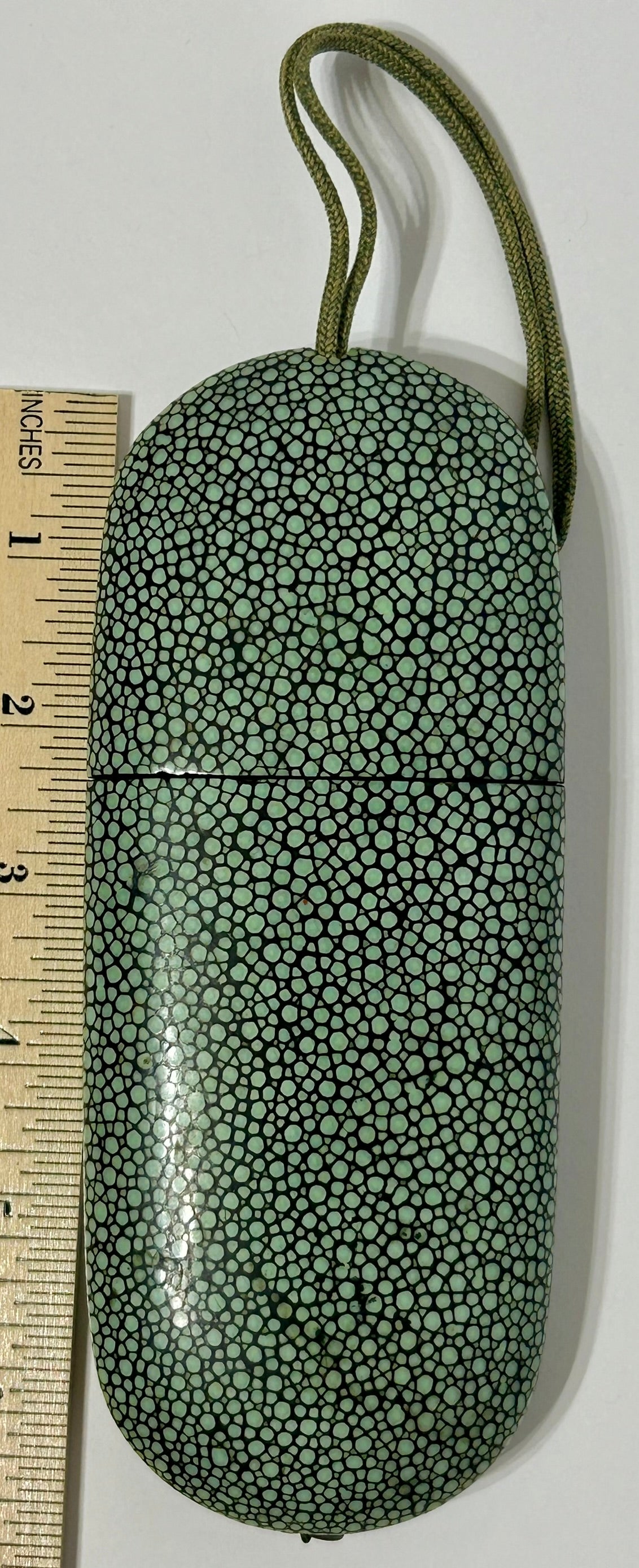 CHINESE SHARKSKIN SHAGREEN EYEGLASS CASE LATE 1800'S