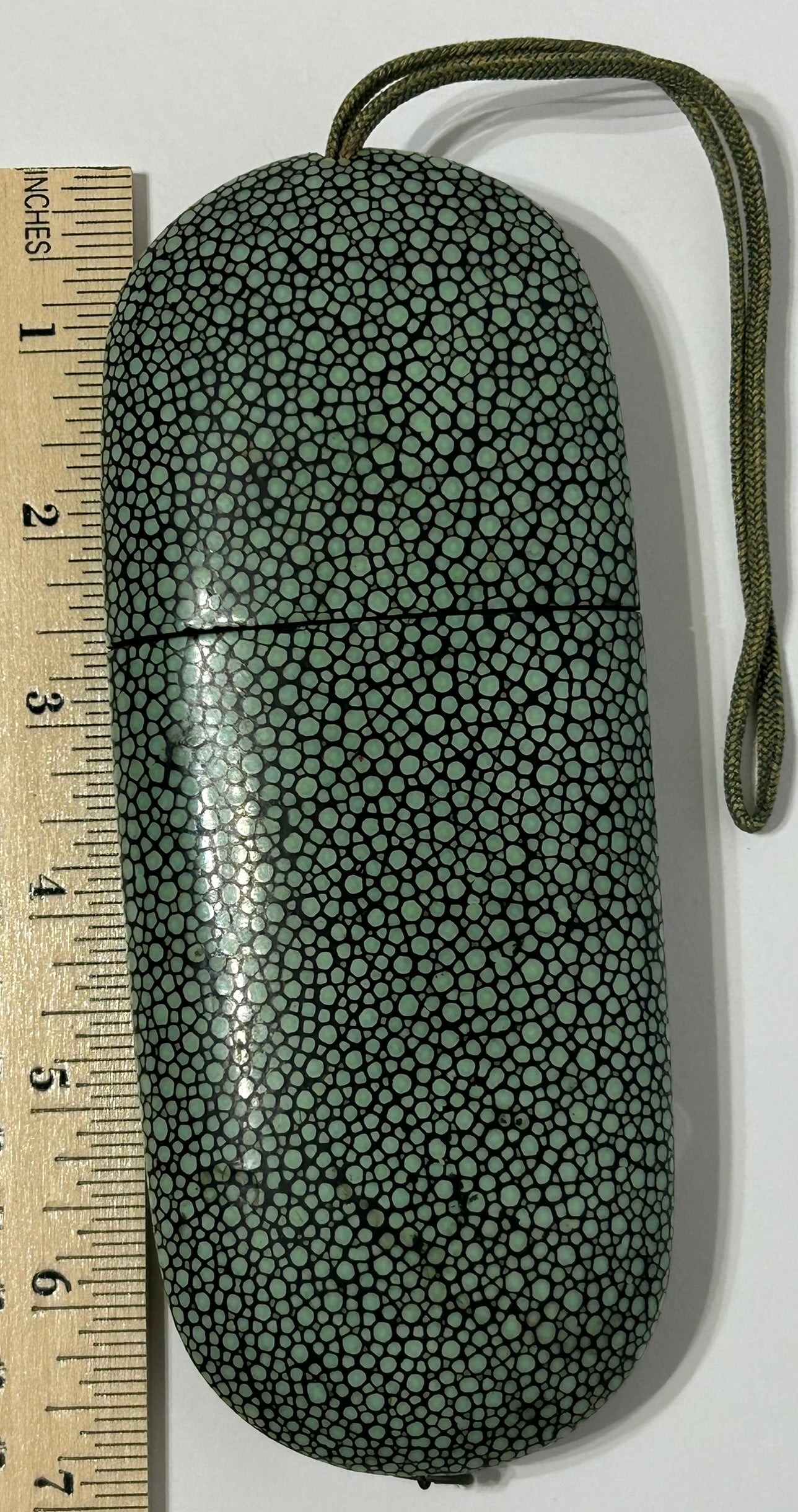 CHINESE SHARKSKIN SHAGREEN EYEGLASS CASE LATE 1800'S