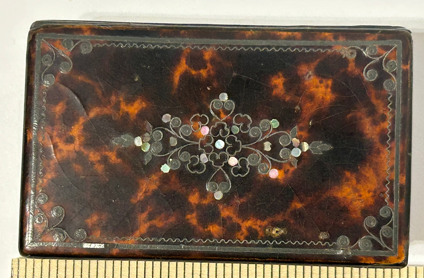 ANTIQUE SNUFF BOX TORTOISE TYPE