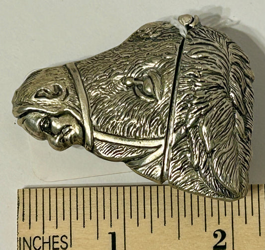 ANTIQUE MATCH SAFE FIGURAL CAMEL HEAD