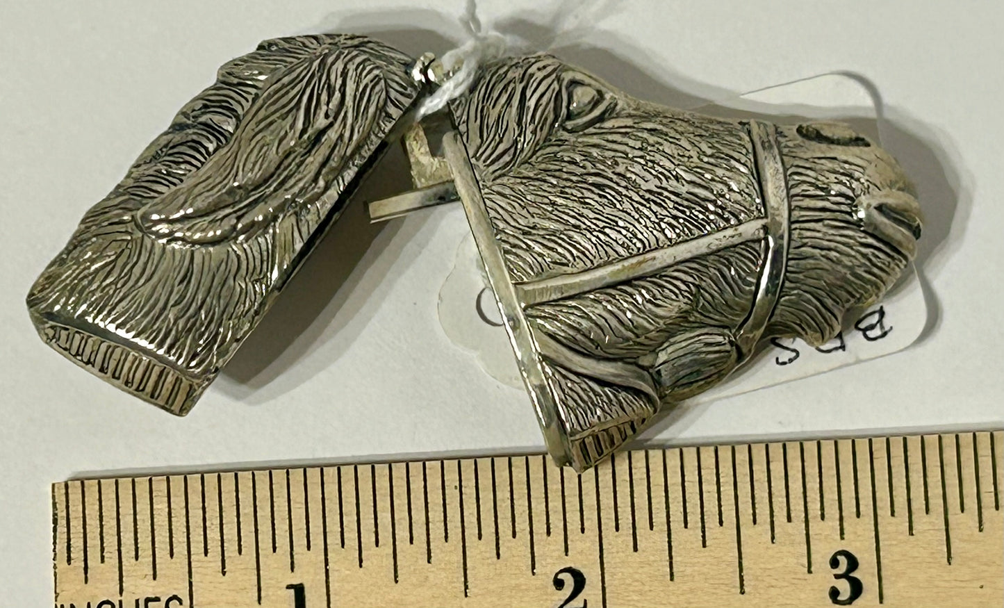 ANTIQUE MATCH SAFE FIGURAL CAMEL HEAD