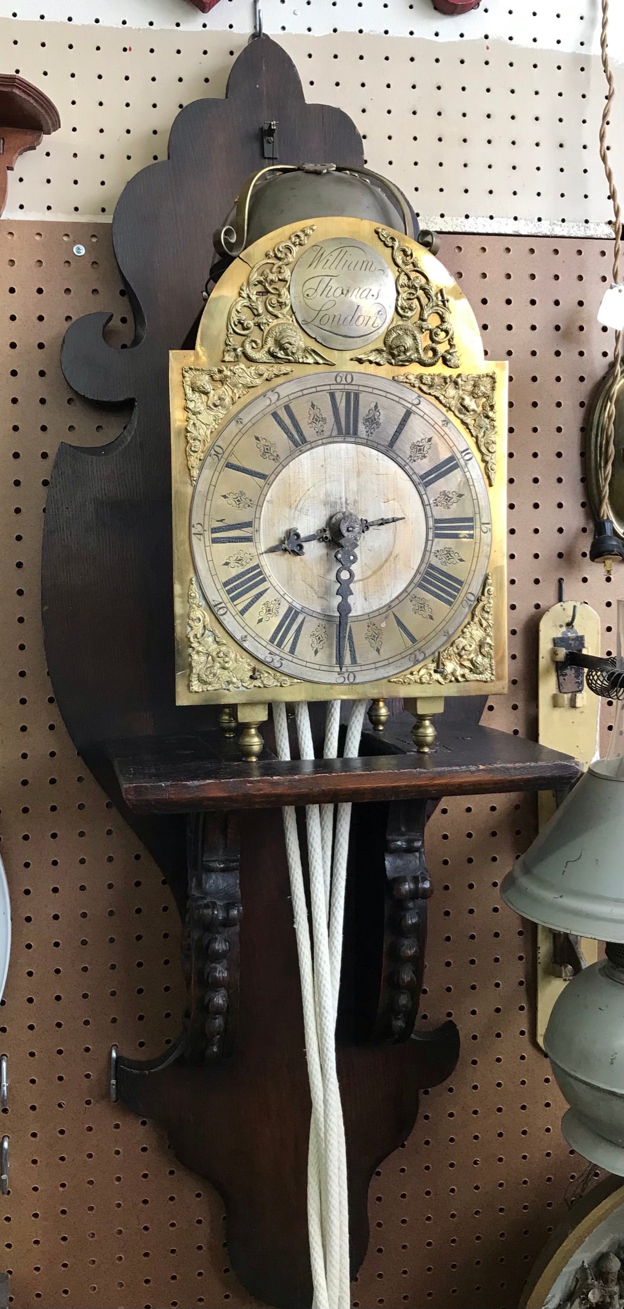 ANTIQUE CIRCA 1700's LANTERN CLOCK