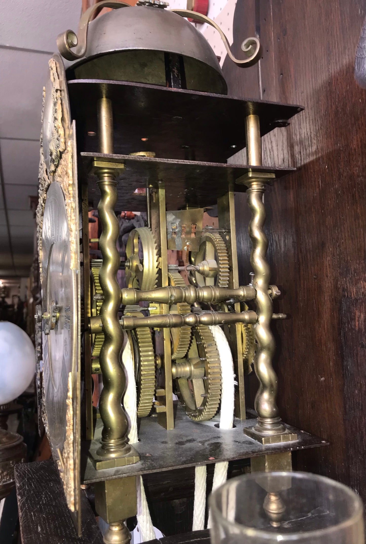 ANTIQUE CIRCA 1700's LANTERN CLOCK