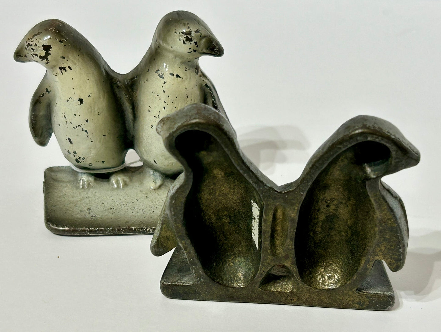 BOOKENDS CAST IRON MINI PENGUINS PAIR