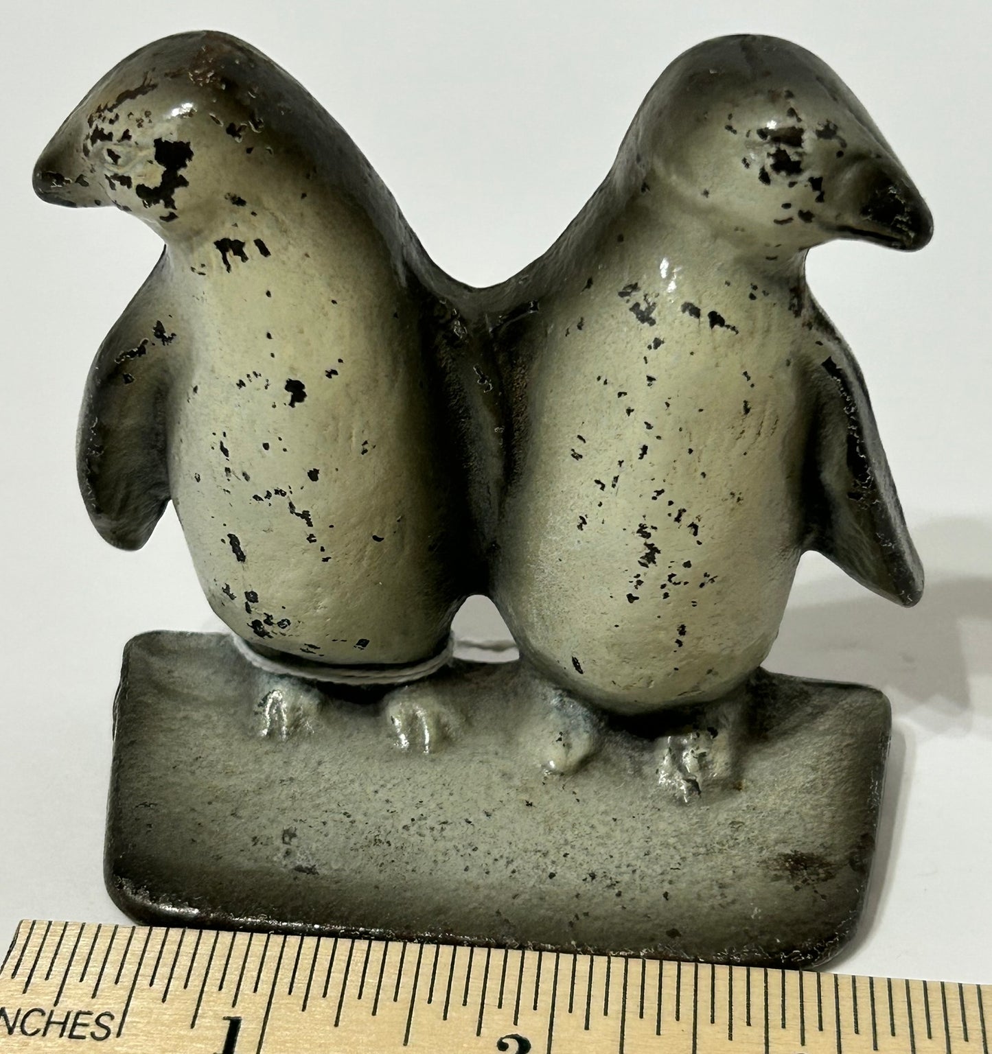BOOKENDS CAST IRON MINI PENGUINS PAIR