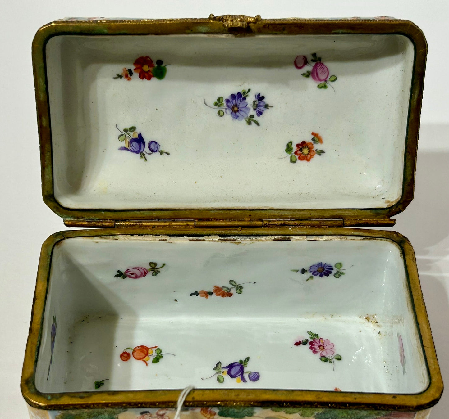 CAPODIMONTE LATE 1800'S BOX