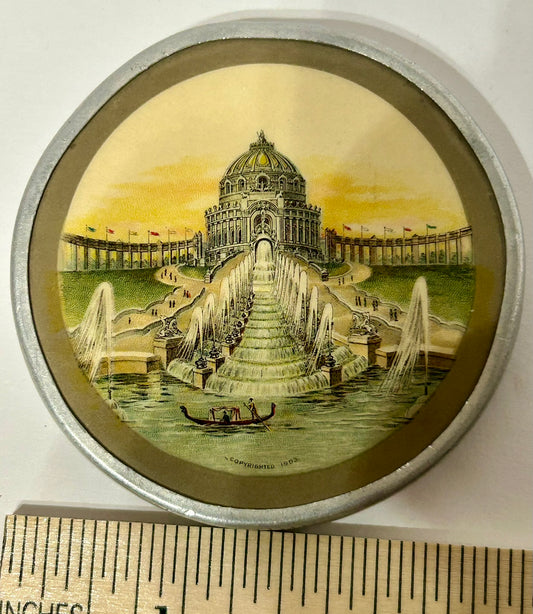 ST. LOUIS 1904 WORLD'S FAIR PAPERWEIGHT