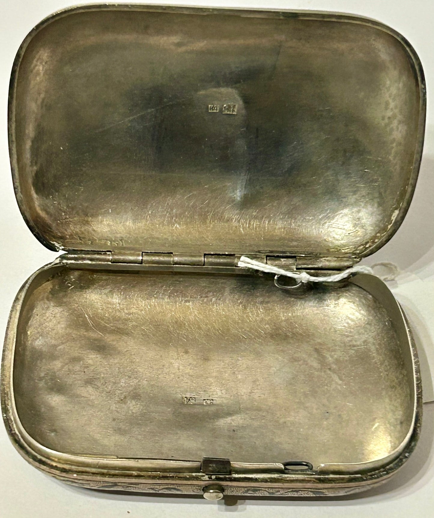 ANTIQUE RUSSIAN SILVER HALLMARKED CIGARETTE CASE