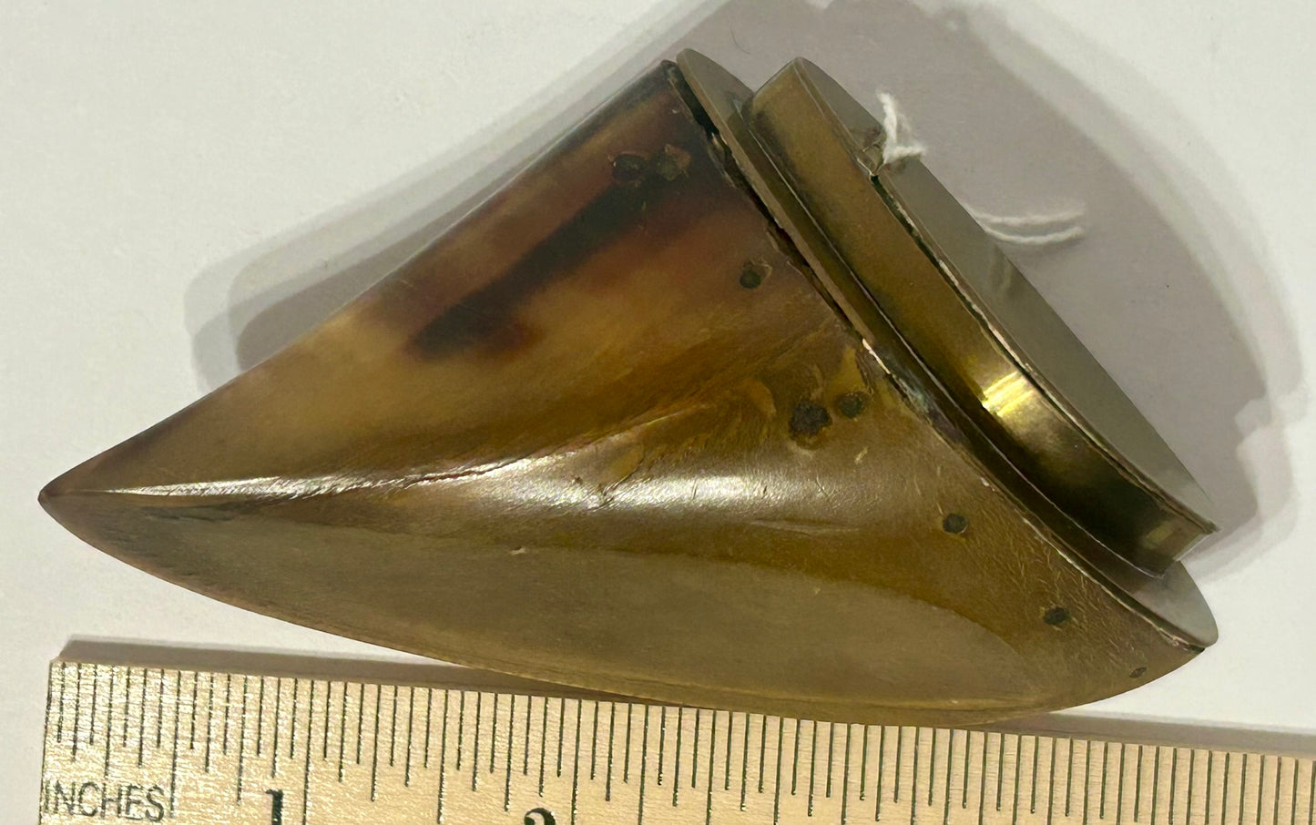 EARLY HORN SNUFF BOX