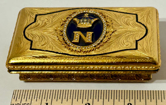 NAPOLEONIC  ITALIAN GILT BOX