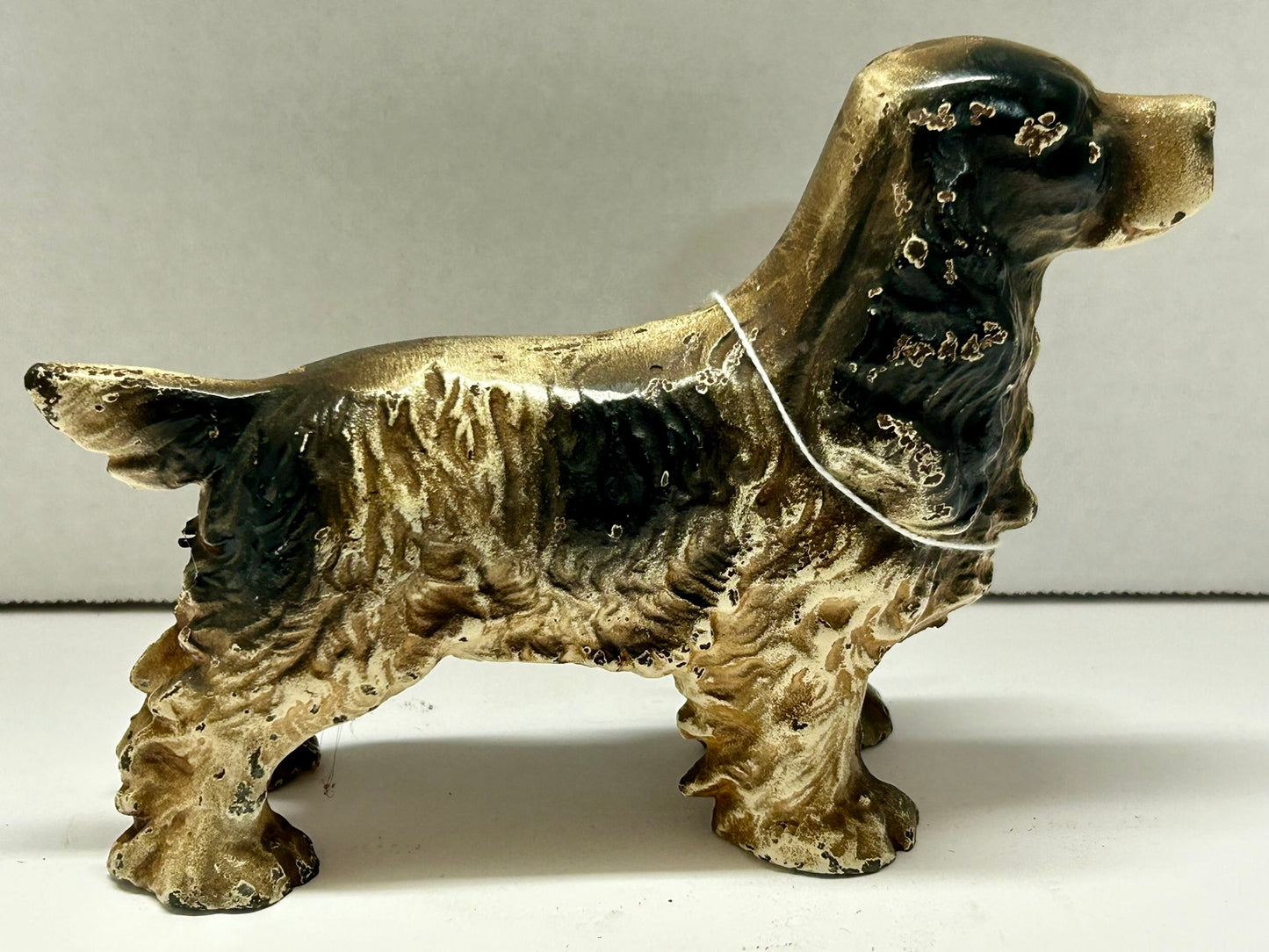 CAST IRON COCKER SPANIEL PUPPY DOORSTOP