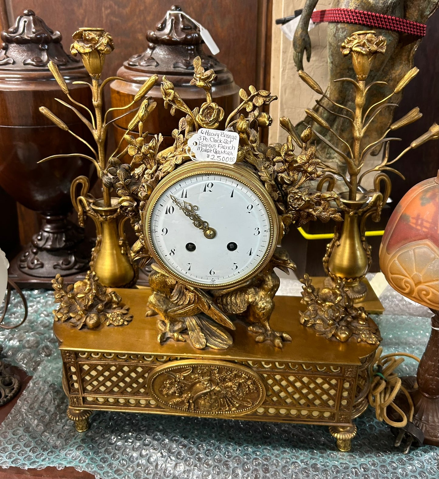 Sample of some antique clocks in inventory