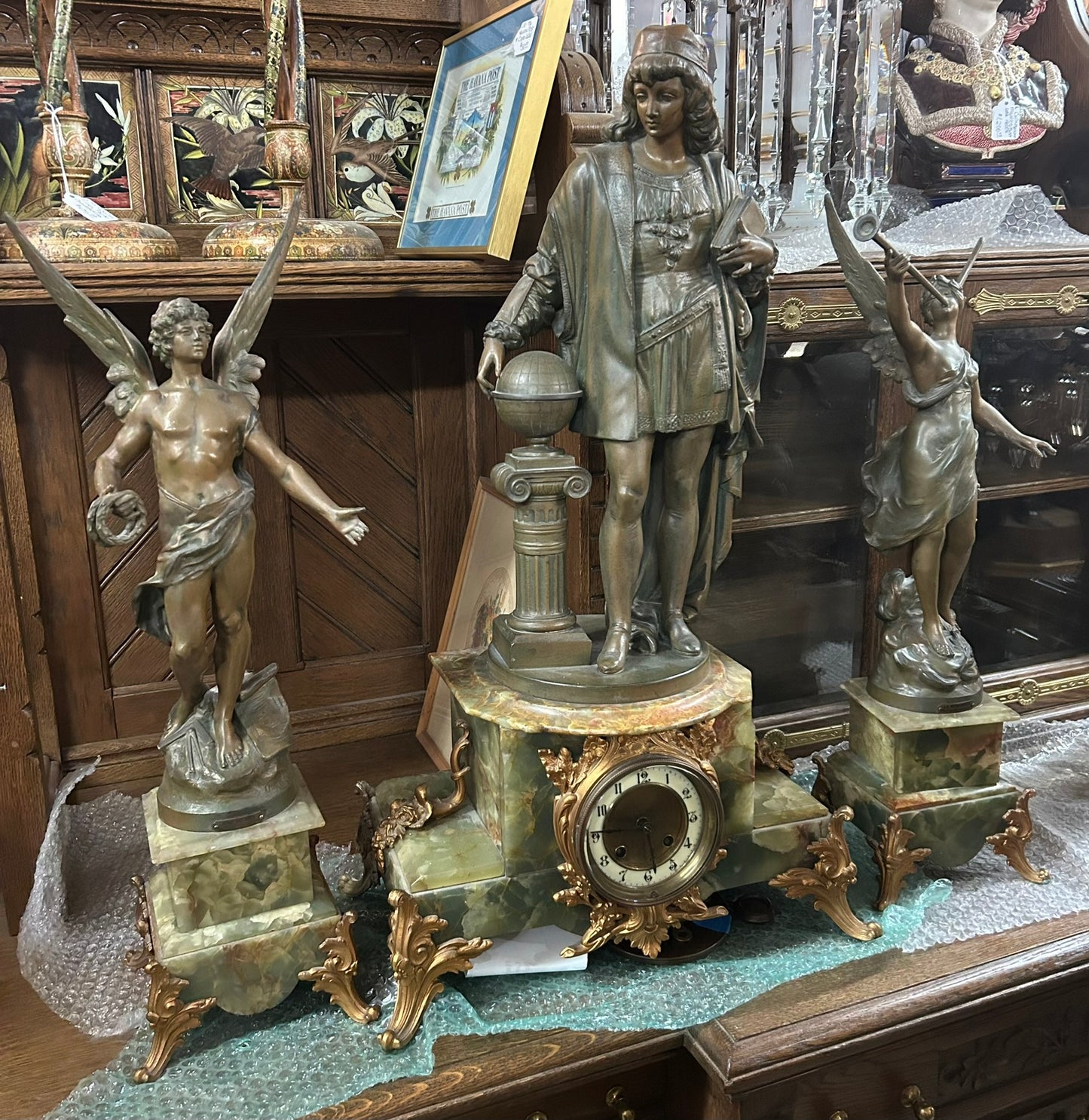 Sample of some antique clocks in inventory
