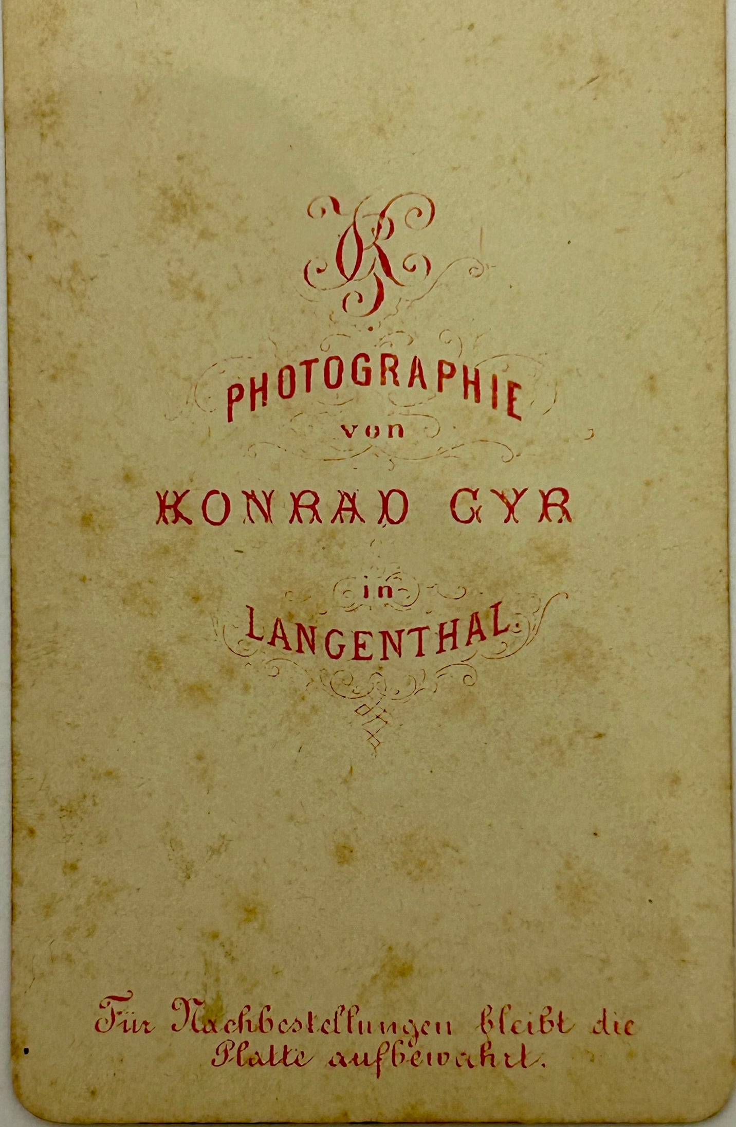 ANTIQUE CDV PHOTOGRAPH OF TWO MEN WITH MUSICAL HORN AND WINE