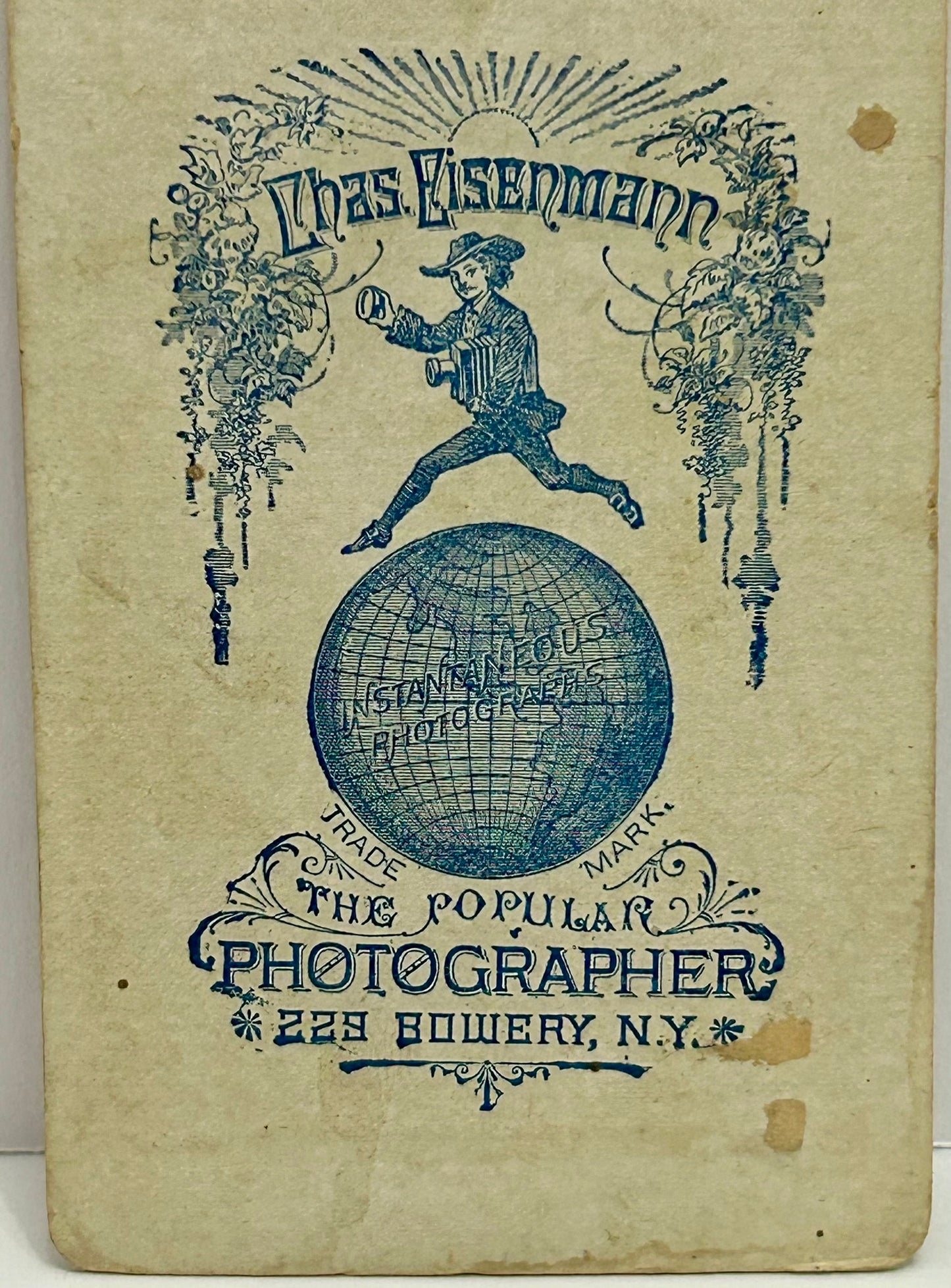 CDV PHOTOGRAPH OF THE MURRAY MIDGETS TRIPPLET BROTHERS BY NEW YORK PHOTOGRAPHER