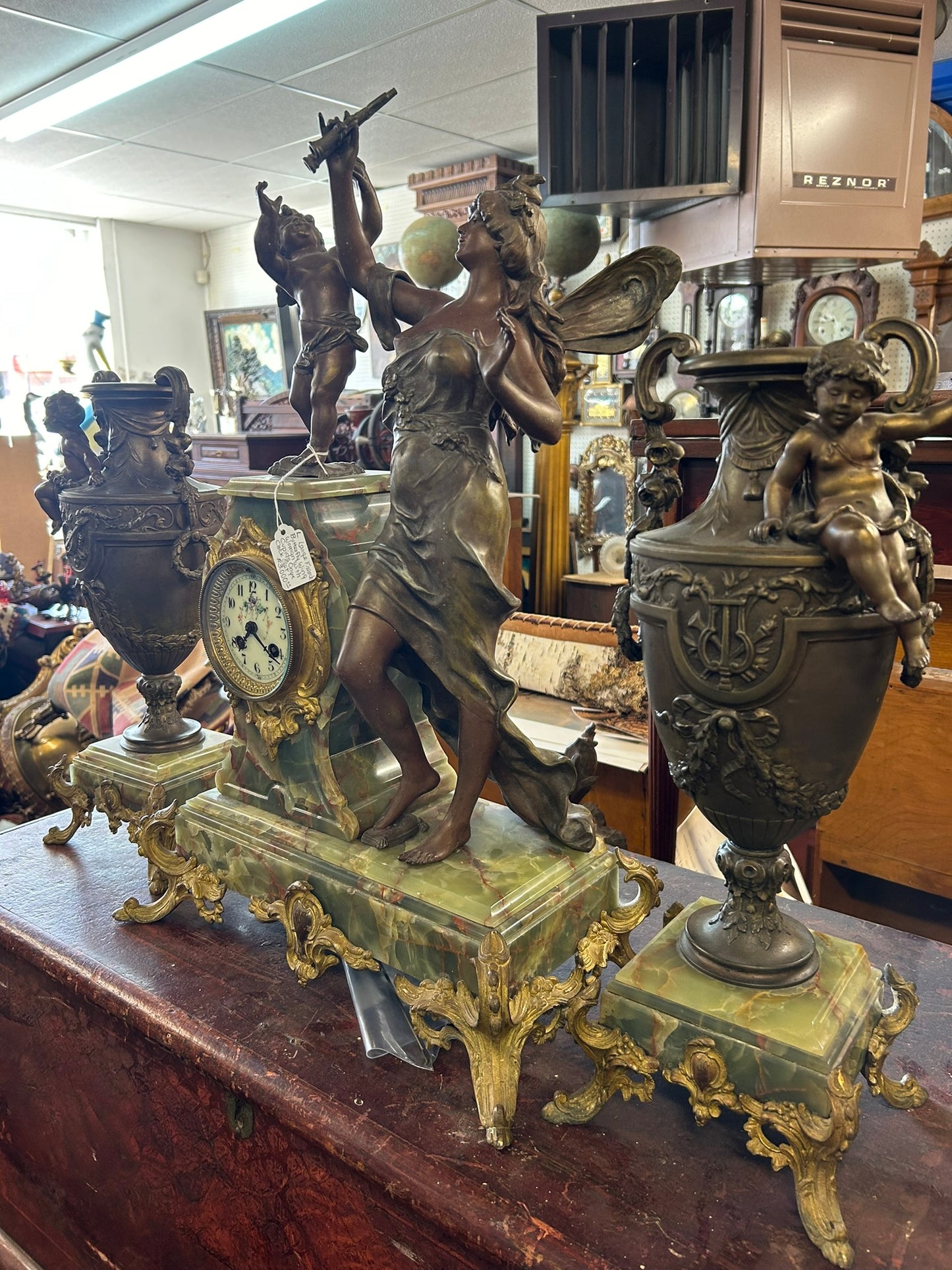 Sample of some antique clocks in inventory