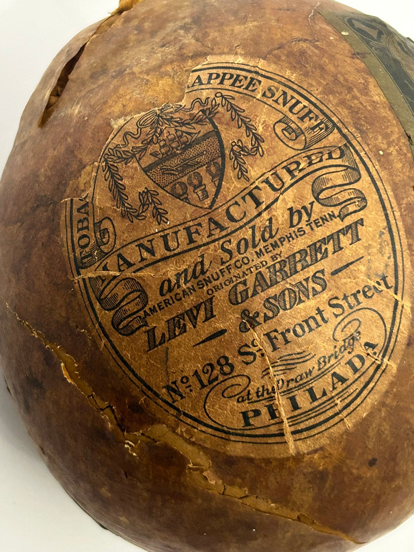 GARRETT SNUFF UNUSED TOBACCO BALL
