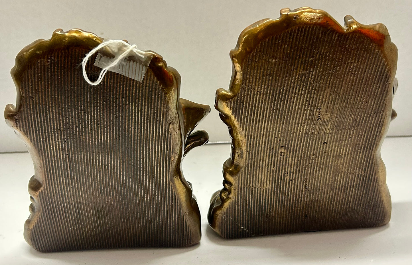 SHIP BOOKENDS BRONZE CLAD