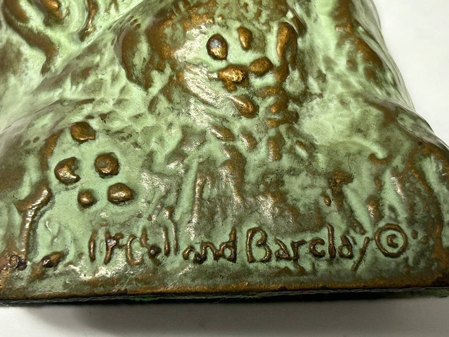 SATYR PAIR OF BRONZE FINISH MCCLELLAND BARCLAY BOOKENDS