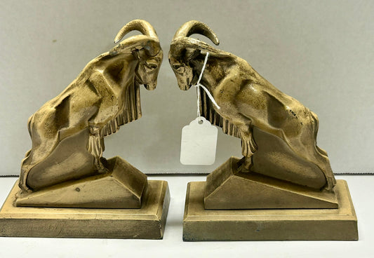 RAM DECO BOOKENDS FROM 1930'S