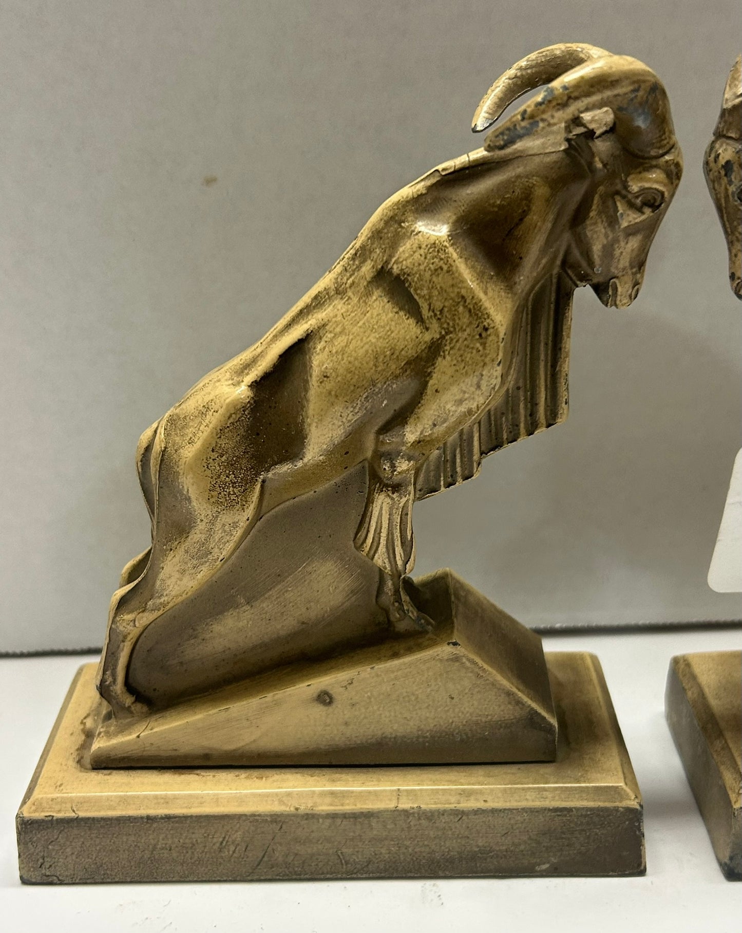 RAM DECO BOOKENDS FROM 1930'S