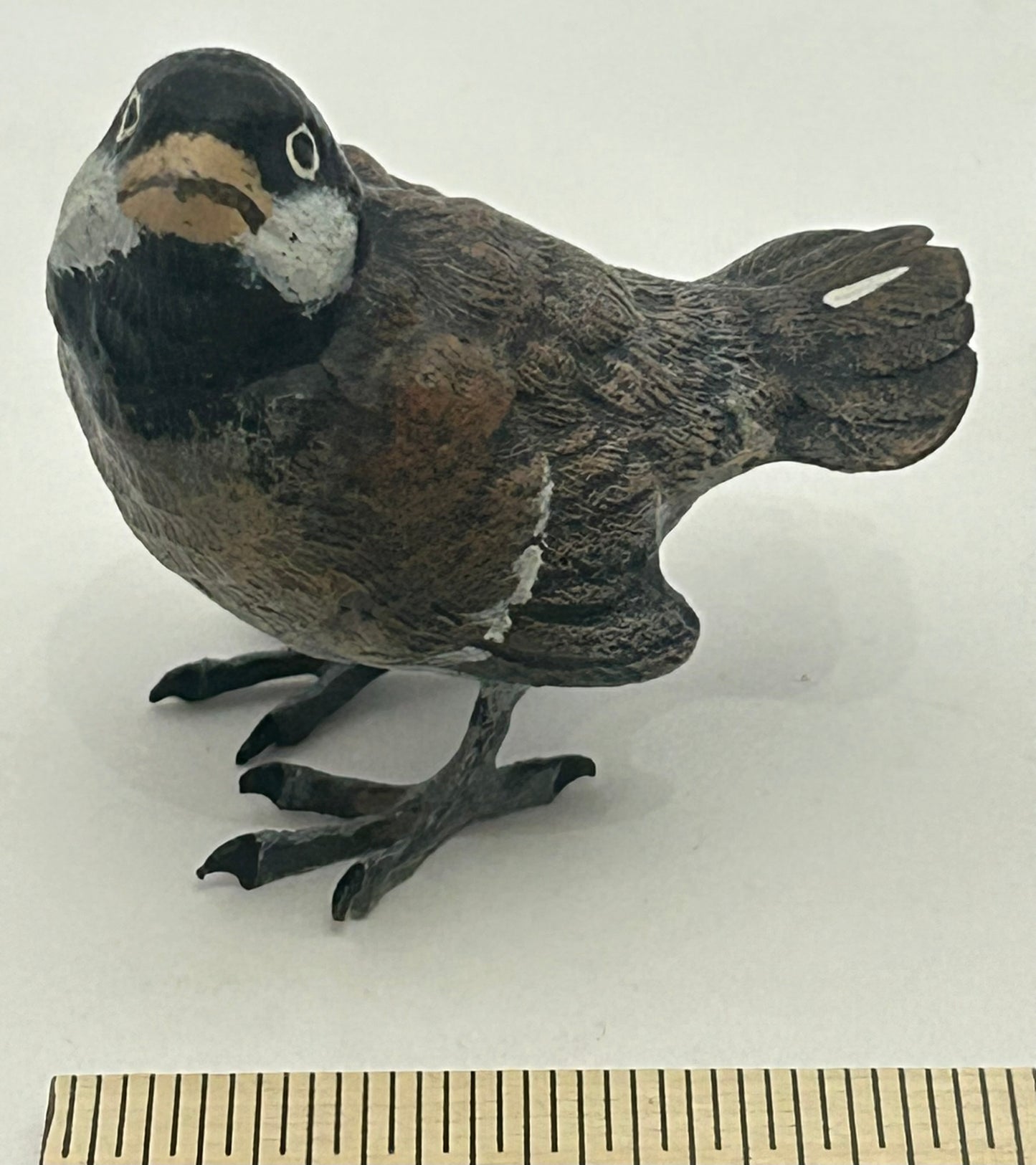 BRONZE BIRDS COLD PAINTED GROUP OF THREE