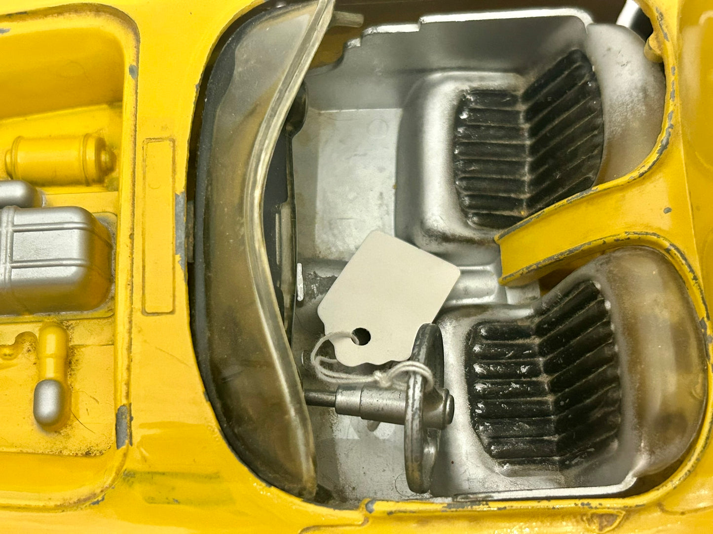 HUBBLEY 1954 KIDDIE TOY YELLOW CORVETTE CONVERTIBLE