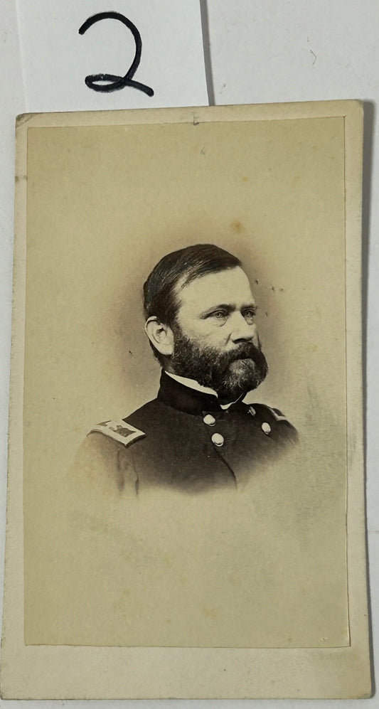 CIVIL WAR GENERAL FRANKLIN CDV PHOTO