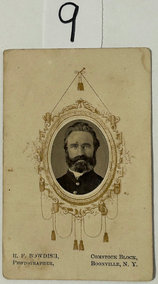 CIVIL WAR SOLDIER HALL CDV IDENTIFIED PHOTO BY NEW YORK PHOTOGRAPHER