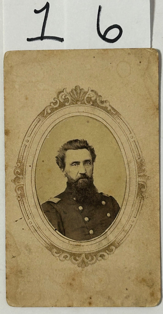 CIVIL WAR COLONEL CAMPBELL CDV PHOTOGRAPH
