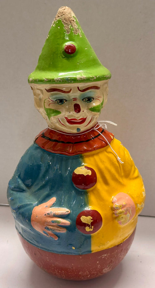 ROLLY POLLY CLOWN MAYBE BY SCHOENHUT