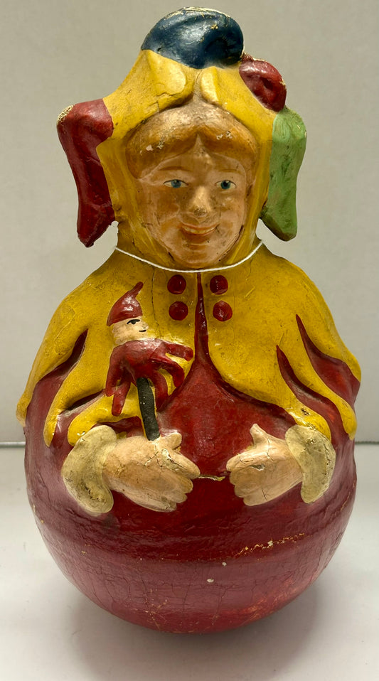 SCHOENHUT JESTER ROLLY POLLY UNUSUAL