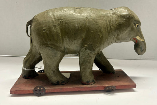 ELEPHANT ANTIQUE PULL TOY