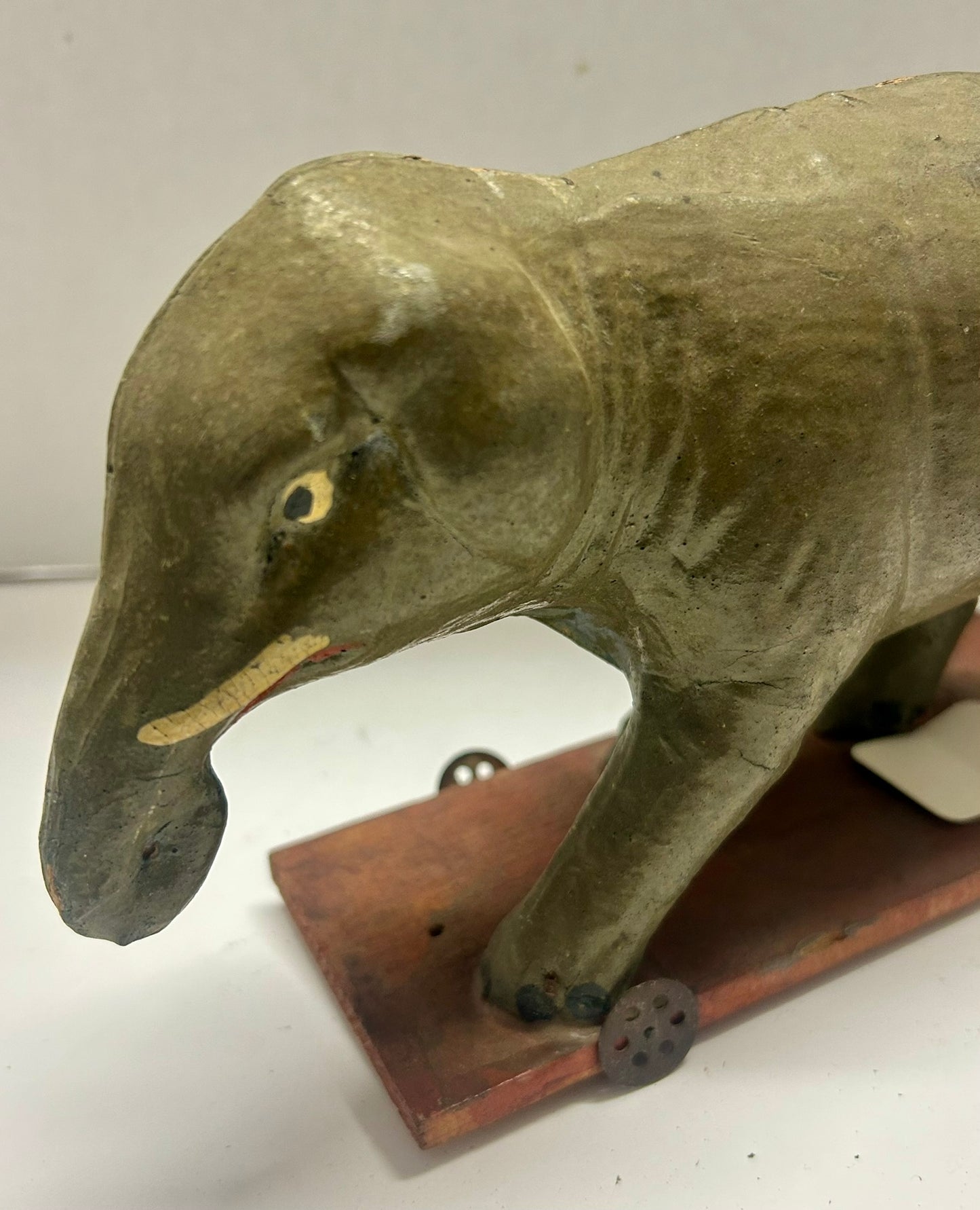 ELEPHANT ANTIQUE PULL TOY