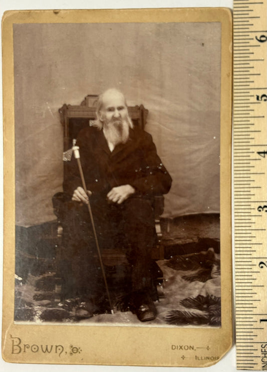 WAR OF 1812 VETERAN COLONEL AND EARLY FREE MASON NATHAN WHITNEY PHOTO