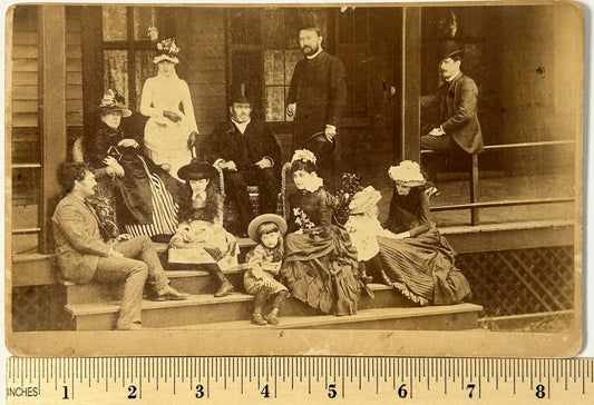 GENERAL U. S. GRANT WITH FAMILY PHOTOGRAPH