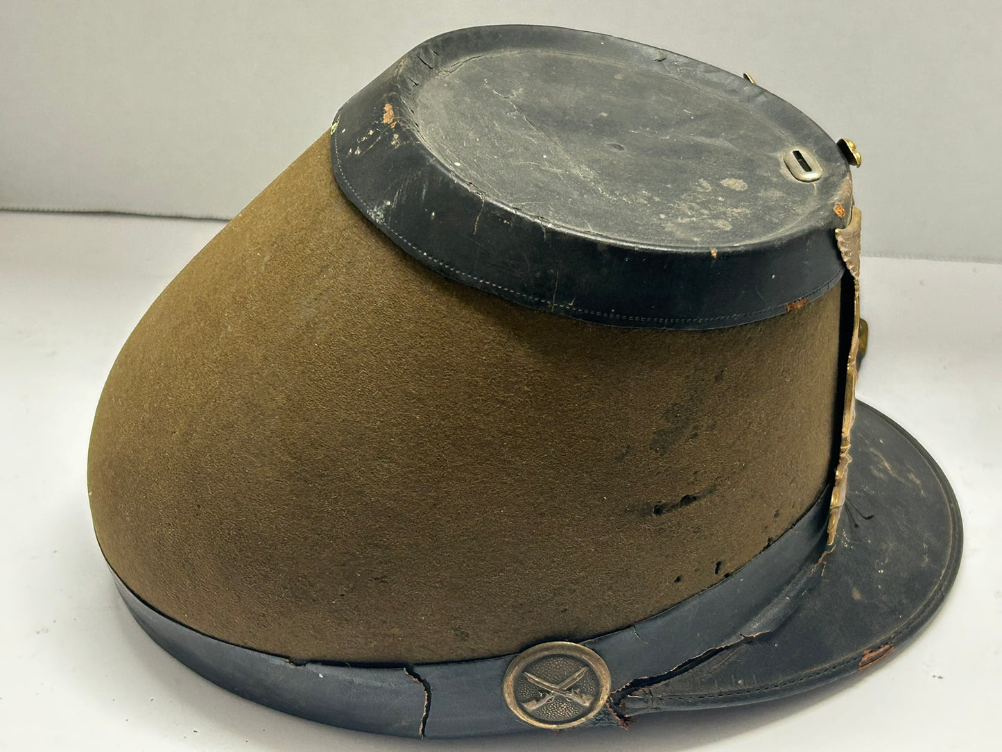 UNITED STATES SHAKO 1800'S MILITARY HAT