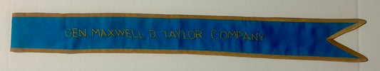 GENERAL MAXWELL D. TAYLOR COMPANY BANNER